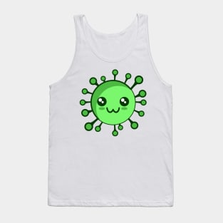 cute corona virus emoji Tank Top